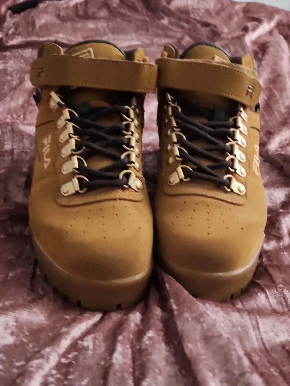 FILA Men's Wheat/Tan High-Top Work Boots